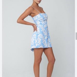 RESA Max Mini Dress in Malibu Blue
